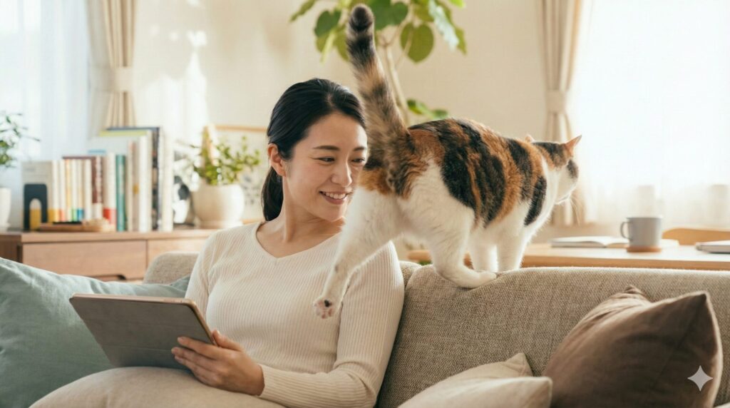 愛猫があなたの顔の前にわざわざお尻を向けてくる時